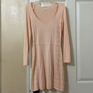 Victoria Secret light pink long sleeve dress.NWOT 💕